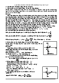 Các bài toán về chuyển động của các vật môn Vật lí Lớp 8