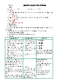 Giáo án học kì II môn Vật lí Khối 8 (bản đẹp nhất)