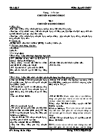 Giáo án Vật lí Lớp 8 - Chương trình cả năm - Năm học 2010-2011 - Trương Xuân Hiệp