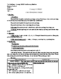 Giáo án Vật lí Lớp 8 - Chương trình cả năm - Vũ Thế Hùng