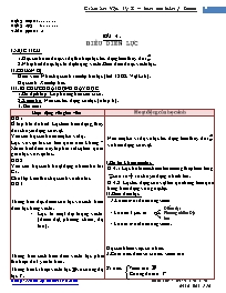 Giáo án Vật lí Lớp 8 ban cơ bản - Bài 4: Biểu