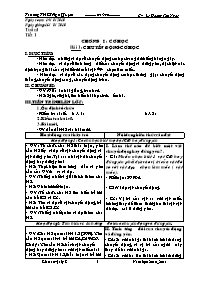 Giáo án Vật lí Lớp 8 - Chương trình cả năm - Năm học 2010-2011 - Lê Hoàng Tân Ngọc