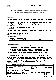 Giáo án Đại số Lớp 8 - Tiết 13+14 - Năm học 2012-2013 - Nguyễn Văn Dũng