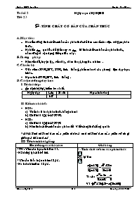 Giáo án Đại số Lớp 8 - Tiết 23+24- Năm học 2012-2013 - Nguyễn Văn Dũng