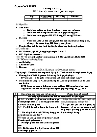 Giáo án học kì I Vật lý Khối 8 - Năm học 2010