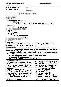 Giáo án Thể dục Lớp 6 học kì I - Năm học 2009-2010 - Trường THCS Nhân Đạo
