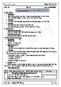Giáo án Tin học Lớp 6 - Tiết 62+63: Bài thực hành số 9: Danh bạ riêng của em - Năm học 2007-2008 - Nguyễn Văn Quang