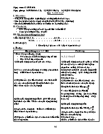 Giáo án Vật lí Khối 8 - Tiết 7: Ôn tập - Năm 