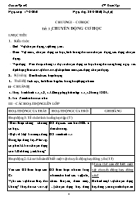 Giáo án Vật lí Lớp 8 - Năm học 2010-2011 - Đoàn Nga