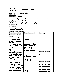 Giáo án Vật lí Lớp 8 - Tiết 19: Dẫn nhiệt - Năm học 2008-2009