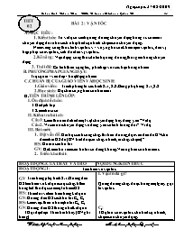 Giáo án Vật lí Lớp 8 - Tiết 2, Bài 2: Vận tốc - Năm học 2009-2010 - Hoàng Đình Tuấn