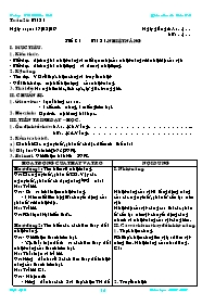 Giáo án Vật lí Lớp 8 - Tiết 25, Bài 21: Nhiệt năng - Năm học 2008-2009 - La Văn Tài