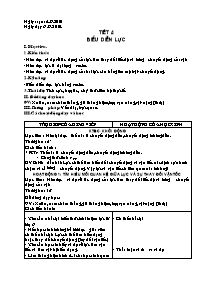 Giáo án Vật lí Lớp 8 - Tiết 4: Biểu diễn lực - Năm học 2010-2011