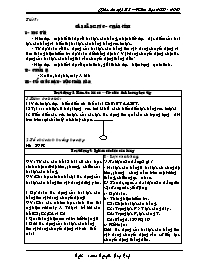 Giáo án Vật lí Lớp 8 - Tiết 5: Cân bằng lực - Quán tính - Năm học 2009-2010 - Nguyễn Huy Quý