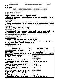 Giáo án Vật lí Lớp 8 - Tiết 8, Bài 8: Áp suất chất lỏng - Bình thông nhau - Năm học 2008-2009 - Nguyễn Trí Luận