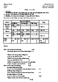 Giáo án Vật lí Lớp 8 - Tiết 8 đến 35 - Năm họ
