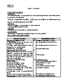 Giáo án Vật lý Khối 8 - Tiết 2: Vận tốc