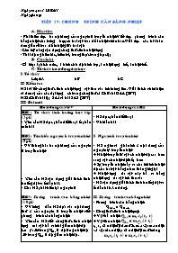 Giáo án Vật lý Khối 8 - Tiết 29: Phương trình cân bằng nhiệt - Năm học 2010-2011