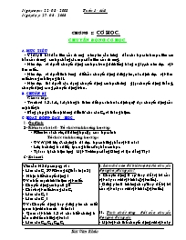 Giáo án Vật lý Lớp 8 - Tiết 1 đến 6 - Năm học 2008-2009 - Bùi Văn Khắc