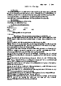 Giáo án Vật lý Lớp 8 - Tiết 18: Ôn tập - Năm học 2010-2011