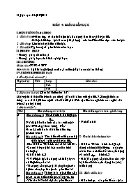 Giáo án Vật lý Lớp 8 - Tiết 4: Biểu diễn lực - Năm học 2011-2012