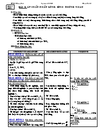 Giáo án Vật lý Lớp 8 - Tiết 9, Bài 8: Áp suất chất lỏng - Bình thông nhau - Năm học 2010-2011 - Trần Trọng Nhân