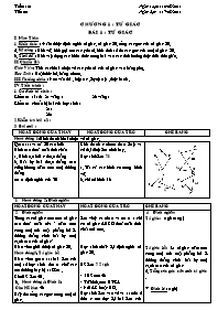 Giáo án Hình học Khối 8 - Tiết 1 đến 25 - Năm học 2011-2012