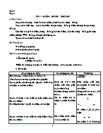 Giáo án Hình học Lớp 8 - Tiết 1 đến 20 - Năm học 2008-2008