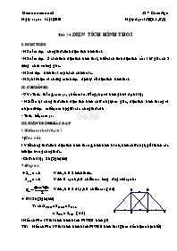 Giáo án Hình học Lớp 8 - Tiết 34 đến 69 - Năm học 2009-2010 - Đoàn Nga