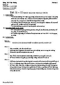 Giáo án Hình học Lớp 8 - Tiết 51+52 - Năm học