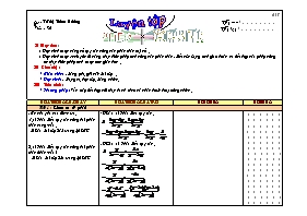 Giáo án Đại số Lớp 8 - Tiết 30: Luyện tập phép cộng các phân thức đại số - Võ Thị Thiên Hương