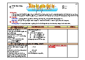 Giáo án Đại số Lớp 8 - Tiết 61: Liên hệ giữa thứ tự và phép nhân - Võ Thị Thiên Hương