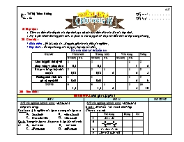 Giáo án Đại số Lớp 8 - Tiết 68: Kiểm tra chương 4 - Võ Thị Thiên Hương