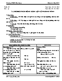 Giáo án Đại số Lớp 9 - Tiết 41, Bài 5: Giải b