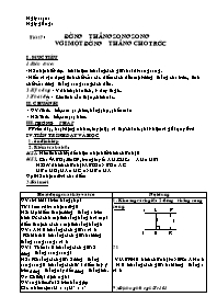 Giáo án Hình học Lớp 8 - Tiết 17: Đường thẳng song song với một đường thẳng cho trước - Năm học 2011-2012