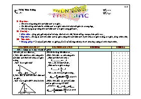 Giáo án Hình học Lớp 8 - Tiết 31: Diện tích tam giác - Võ Thị Thiên Hương