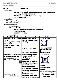 Giáo án Hình học Lớp 8 - Tiết 22: Hình vuông - Lê Văn Đon
