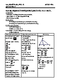 Giáo án Hình học Lớp 8 - Tiết 39: Tính chất đường phân giác của tam giác - Lê Văn Đon