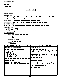 Giáo án môn Đại số 8 - Tiết 3: Luyện tập