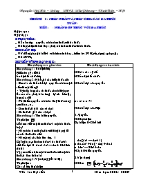 Giáo án Đại số Lớp 8 - Năm học 2008-2009 - Nguyễn Thị Hà