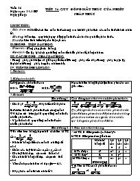 Giáo án Đại số Lớp 8 - Tiết 26: Quy đồng mẫu thức của nhiều phân thức (Bản 2 cột)