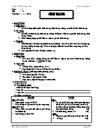 Giáo án Hình học Lớp 8 - Tiết 2: Hình thang - Huỳnh Kim Huê