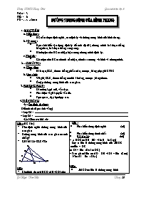 Giáo án Hình học Lớp 8 - Tiết 6: Đường trung bình của hình thang - Huỳnh Kim Huê