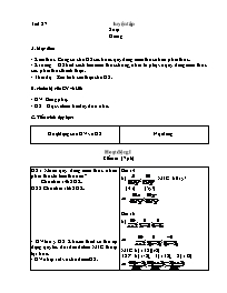 Giáo án môn Đại số 8 - Tiết 27+28