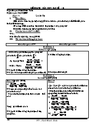 Giáo án môn Đại số 8 - Tiết 31: Luyện tập - Ninh Đình Tuấn