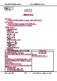 Giáo án môn Đại số Lớp 8 - Tuần 23 - Nguyễn Văn Mậu