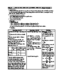 Giáo án Đại số 8 - Tiết 53: Giải bài toán bằng cách lập phương trình (Tiếp theo)