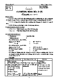 Giáo án Đại số Lớp 8 - Tiết 43, Bài 3: Phương trình đưa đc về dạng ax + b = 0 - Đặng Trường Giang