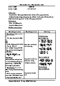 Giáo án Đại số 8 - Tiết 25: Luyện tập - Nguyễn Thị Oanh