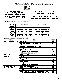 Giáo án Đại số Lớp 10 - Trường THPT Thị xã Cao Lãnh